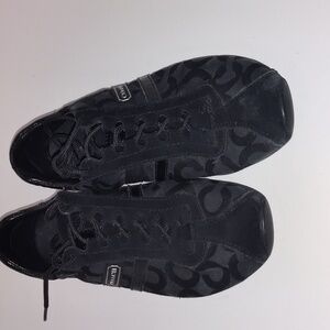 Black Coach women's Kathleen sneakers tennis shoes - size 7